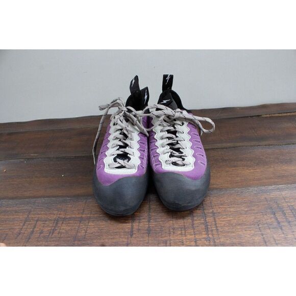 Evolv Women's Purple Elektra Lace Climbing Shoes Size 7T - Picture 3 of 9